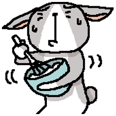 I'm gray rabbit ! 4 (for winter)