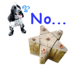 English Cocker Spaniel "NEIL" likes FUN! sticker #14251984