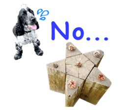 English Cocker Spaniel "NEIL" likes FUN! sticker #14251984