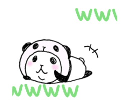 Panda in panda (move) sticker #14252008