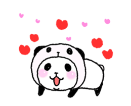 Panda in panda (move) sticker #14252013