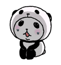 Panda in panda (move) sticker #14252022