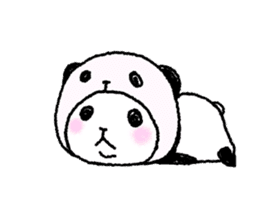 Panda in panda (move) sticker #14252024