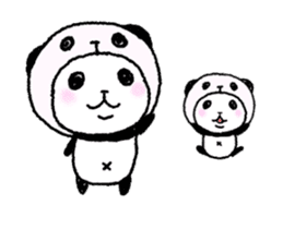 Panda in panda (move) sticker #14252029