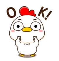 Small coo chicken sticker #14252068