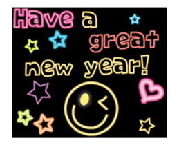 Neon sign message(Animation) sticker #14252167