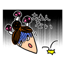 working woman in the stressful society sticker #14252550