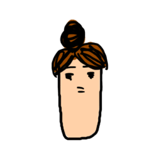 working woman in the stressful society sticker #14252551