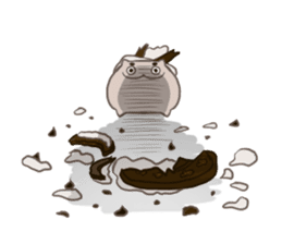Meawbin : Cookie & Cream Muffin sticker #14252585