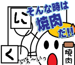 This is The Japanese Yakiniku Sticker sticker #14252787