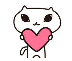 A weird cat with funny moves sticker #14253001