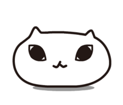 A weird cat with funny moves sticker #14253003