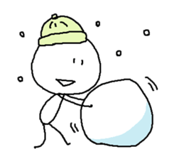 rakugaki~winter ver~ feat.KAO-KUN sticker #14253434