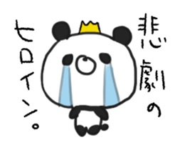 DEATH panda in motion sticker #14253497