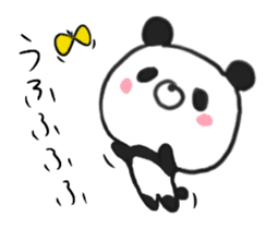 DEATH panda in motion sticker #14253502