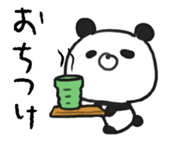 DEATH panda in motion sticker #14253505