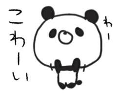 DEATH panda in motion sticker #14253514