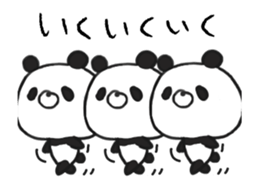 DEATH panda in motion sticker #14253516