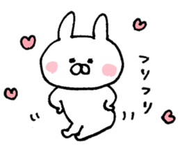 New Year's of warm rabbit sticker #14253556