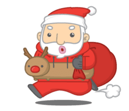 Santa and Friends sticker #14253575