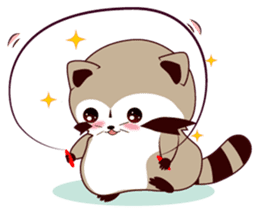 North American Raccoon (V2) sticker #14255414