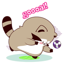 North American Raccoon (V2) sticker #14255419