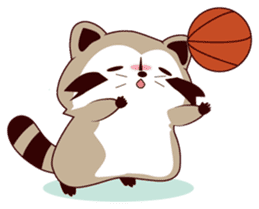 North American Raccoon (V2) sticker #14255423