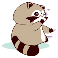North American Raccoon (V2) sticker #14255426