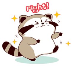 North American Raccoon (V2) sticker #14255431