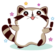 North American Raccoon (V2) sticker #14255435