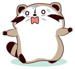 North American Raccoon (V2) sticker #14255438