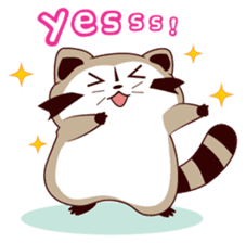 North American Raccoon (V2) sticker #14255444