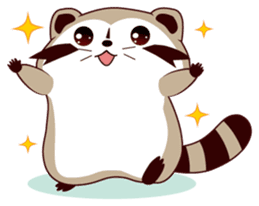 North American Raccoon (V2) sticker #14255451