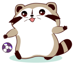 North American Raccoon (V2) sticker #14255452