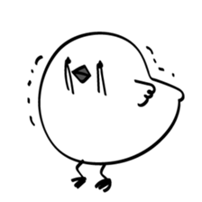 Happy Holidays with Long-tailed bushtit! sticker #14255757