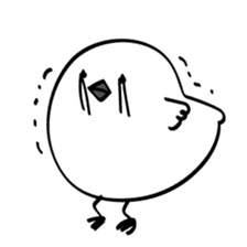 Happy Holidays with Long-tailed bushtit! sticker #14255757