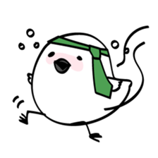 Happy Holidays with Long-tailed bushtit! sticker #14255764