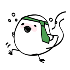 Happy Holidays with Long-tailed bushtit! sticker #14255764