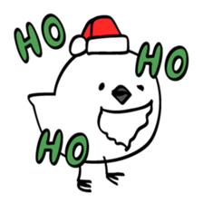 Happy Holidays with Long-tailed bushtit! sticker #14255766