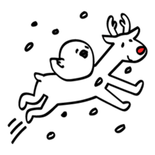 Happy Holidays with Long-tailed bushtit! sticker #14255767