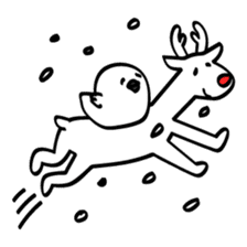 Happy Holidays with Long-tailed bushtit! sticker #14255767