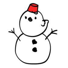 Happy Holidays with Long-tailed bushtit! sticker #14255768