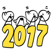 Happy Holidays with Long-tailed bushtit! sticker #14255770