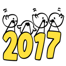 Happy Holidays with Long-tailed bushtit! sticker #14255770