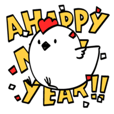 Happy Holidays with Long-tailed bushtit! sticker #14255771