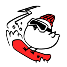 Happy Holidays with Long-tailed bushtit! sticker #14255778