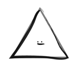 Face in symbols sticker #14255784