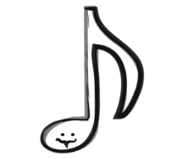 Face in symbols sticker #14255787