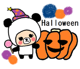 Sticker of a deadpan panda. sticker #14256144