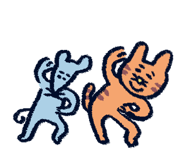 PontaAndChusuke'sDailyLife sticker #14256450
